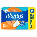 Always Ultra, maandverband met vleugels, maat 1, Normaal, 40 stuks