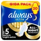 Always Ultra, maandverband met vleugels, maat 5, Secure Night Extra, 20 stuks