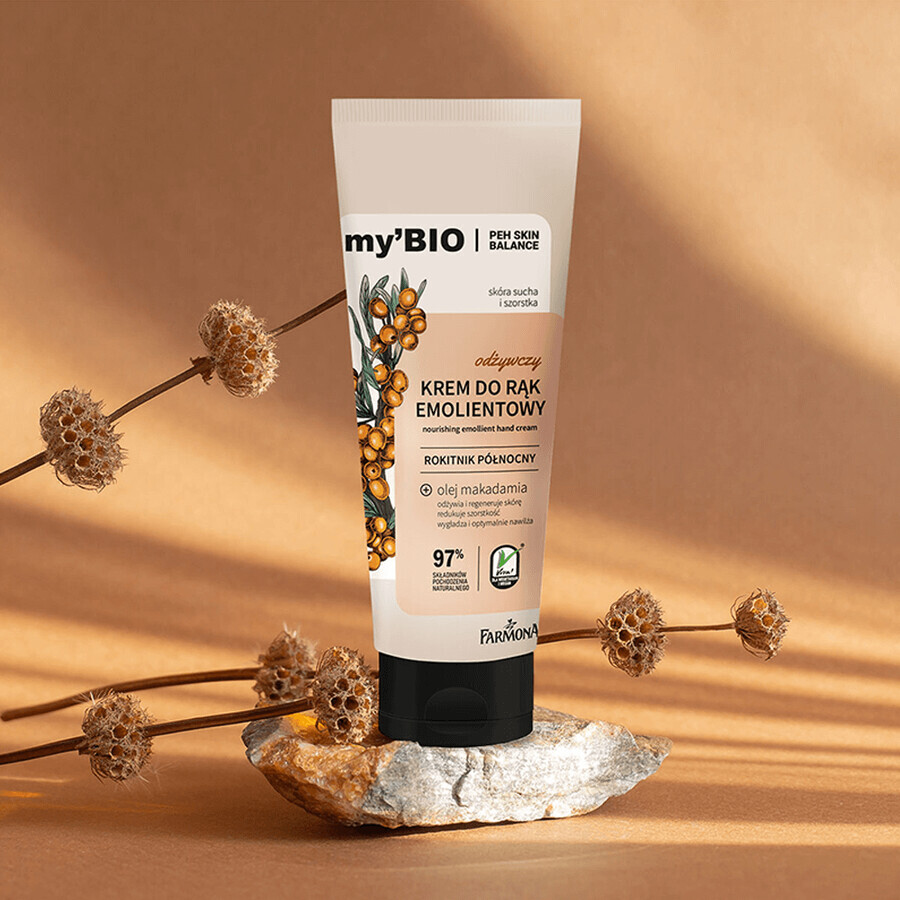 Farmona myBIO Nourishing, emollient hand cream, Nordic sea buckthorn, 100 ml