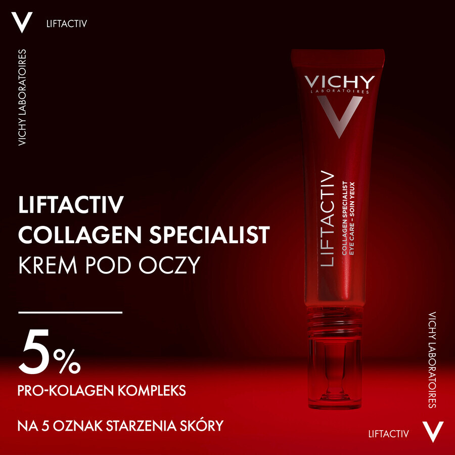 Vichy Liftactiv Collageen Specialist, oogcrème, 15 ml