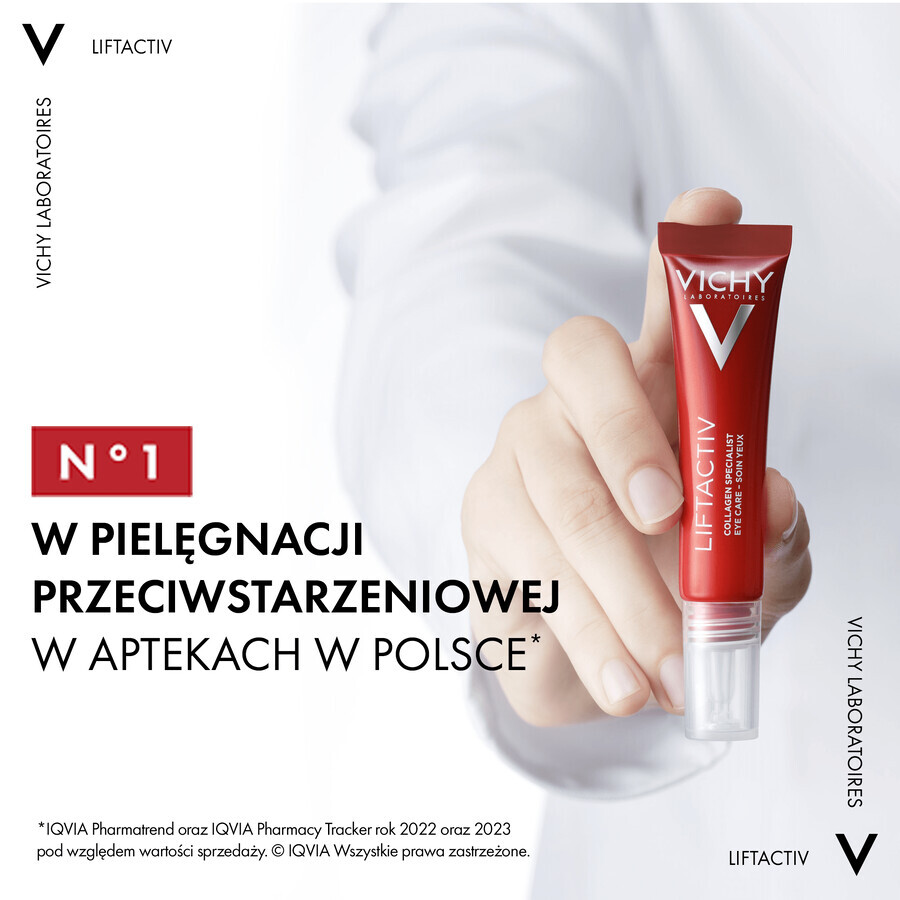 Vichy Liftactiv Collageen Specialist, oogcrème, 15 ml