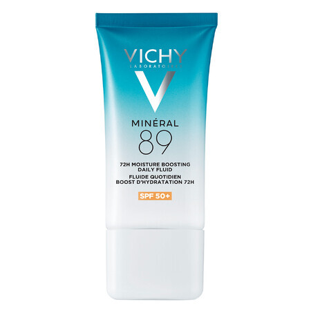 Vichy Mineral 89, unsichtbares feuchtigkeitsspendendes Creme-Fluid, SPF 50, 50 ml