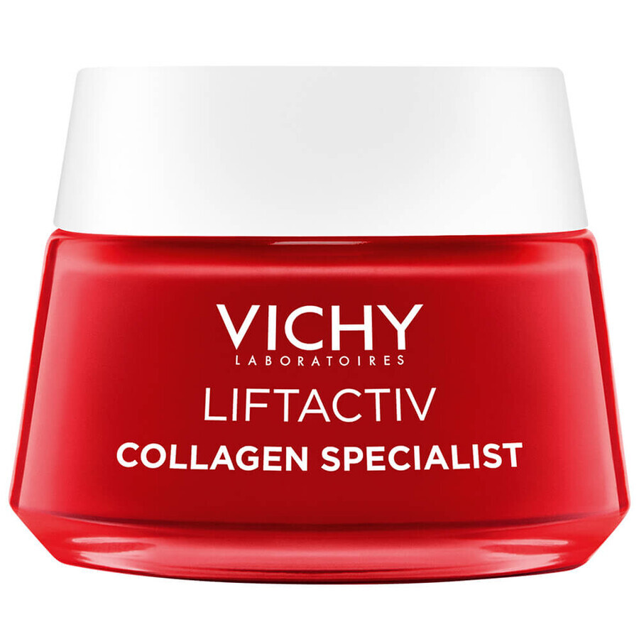 Set Vichy Liftactiv Collagen Specialist, anti-wrinkle cream, 50 ml + night cream, 50 ml + free make-up kit