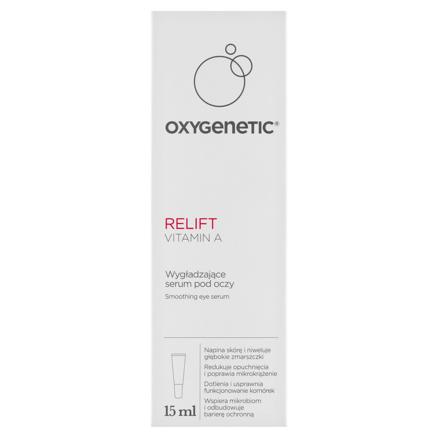 Oxygenetic Relift Vitamine A Gladmakend Oogserum, 15 ml