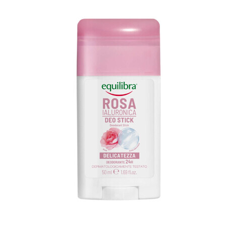 Equilibra Rosa, Roze deodorantstick met hyaluronzuur, 50 ml