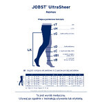 Jobst Ultra Sheer, compressiepanty, CCL2, gesloten teen, maat 5, naturel