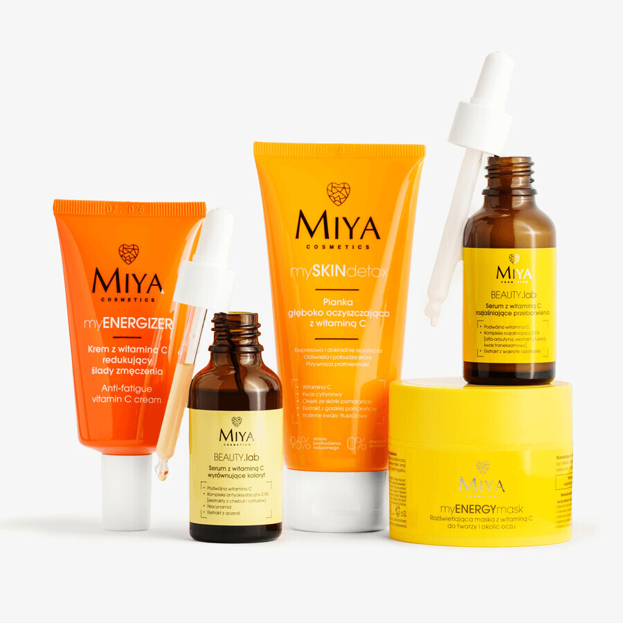 Miya mySKINdetox, spumă de curățare profundă cu vitamina C, 100 ml