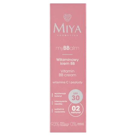 Miya myBBalm, vitamine BB crème, SPF 30, 02 naturel, 30 ml