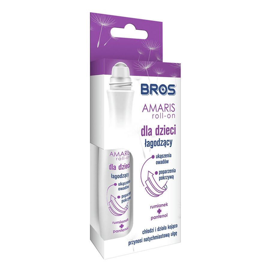 Bros Amaris, roll-on voor kinderen die insectenbeten verzachten, 15 ml