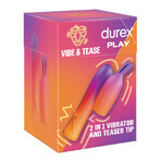 Durex Play Vibe &amp; Tease, 2-in-1 vibrator met stimulerende tip