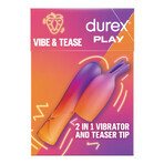 Durex Play Vibe &amp; Tease, 2-in-1 vibrator met stimulerende tip