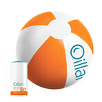 Oillan Sun, roll-on protector para cara y cuerpo, SPF 50, 50 ml + pelota de playa de regalo