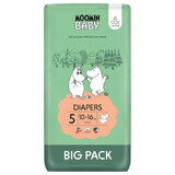 Moomin Baby, luiers, maat 5, 10-16 kg, 60 stuks