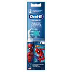 Oral-B Pro Kids, elektrische tandenborstel tips, Spiderman, vanaf 3 jaar, ultra zacht, 2 stuks