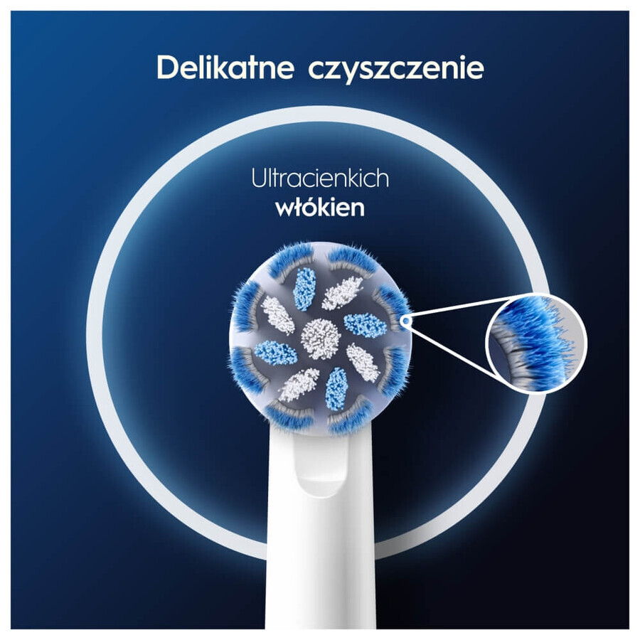 Oral-B Pro Sensitive Clean, vervangende opzetborstels voor elektrische tandenborstel, 8 stuks