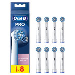 Oral-B Pro Sensitive Clean, vervangende opzetborstels voor elektrische tandenborstel, 8 stuks