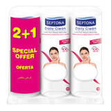 Septona, cotton cosmetic pads, extra soft, 2+1, 240 pieces