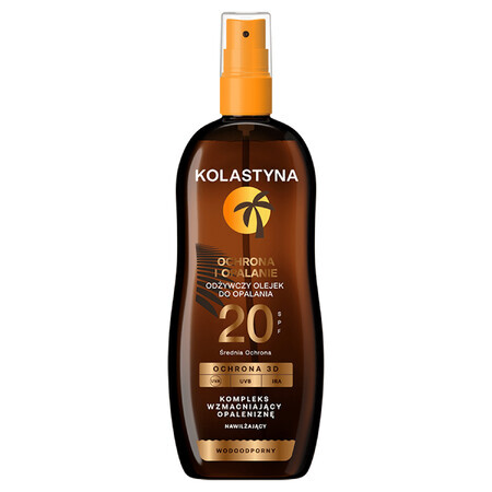 Kolastyna, tanning oil, SPF 20, 150 ml