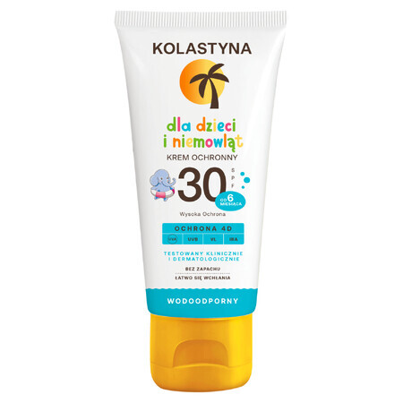 Kolastyna, zonnebrandcrème voor kinderen en baby's vanaf 6 maanden, SPF 30, 75 ml