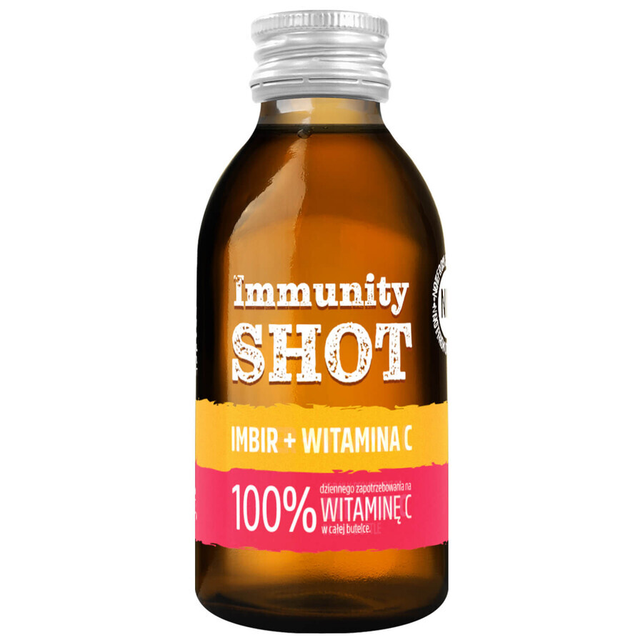 Premium Rosa immuniteitsshot, gember + vitamine C, 150 ml