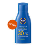 Nivea Sun Kids Protect &amp; Care Set, Spray de protecție pentru copii, SPF 50+, 200 ml + Cremă de protecție pentru față, SPF 50, 50 ml + Loțiune de protecție solară, SPF 30, 30 ml gratuit