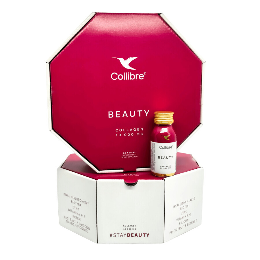 Collibre Beauty Shot, colagen 10000 mg, 60 ml x 15 buc