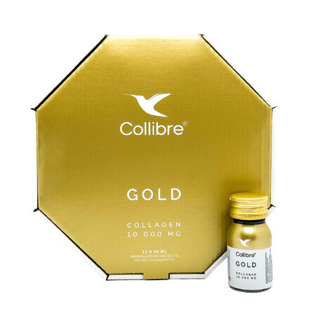 Collibre Gold Shot, Collagen 10000 mg, 30 ml x 15 pieces