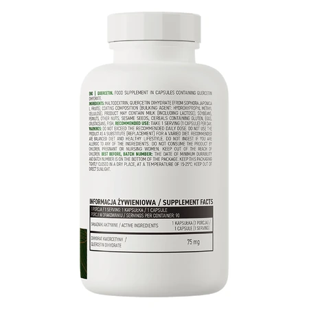 OstroVit Quercetine Vege, quercetine, 90 capsules
