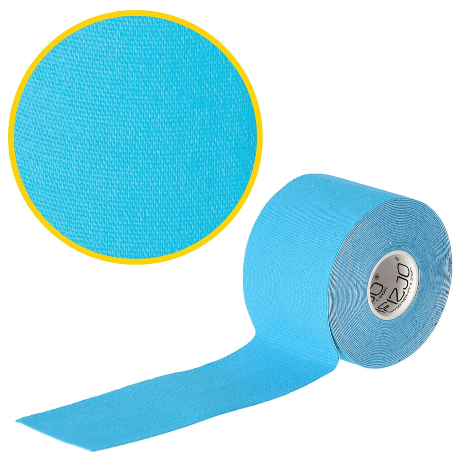 4Fizjo, kinesiotaping tape, blauw, 5 cm x 5 m