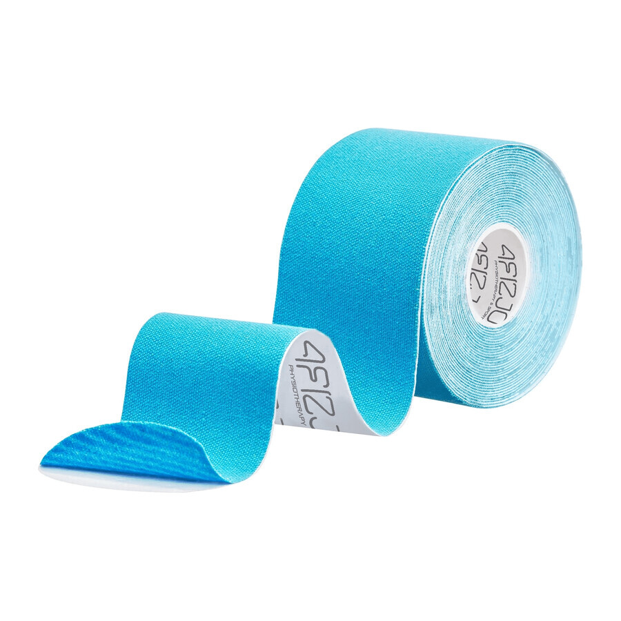 4Fizjo, kinesiotaping tape, blauw, 5 cm x 5 m