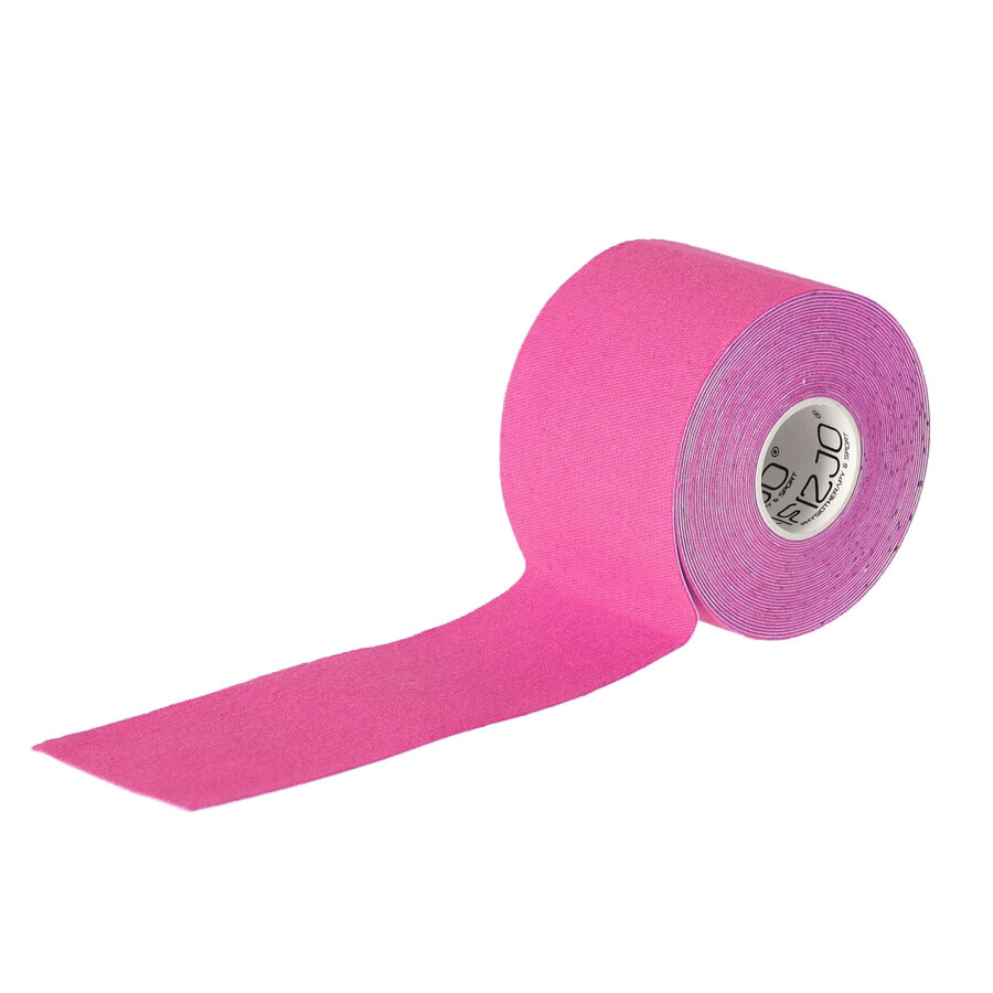 4Fizjo, kinesiotaping tape, roze, 5 cm x 5 m