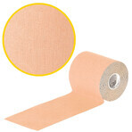 4Fizjo, kinesiotaping tape, beige, 7.5 cm x 5 m