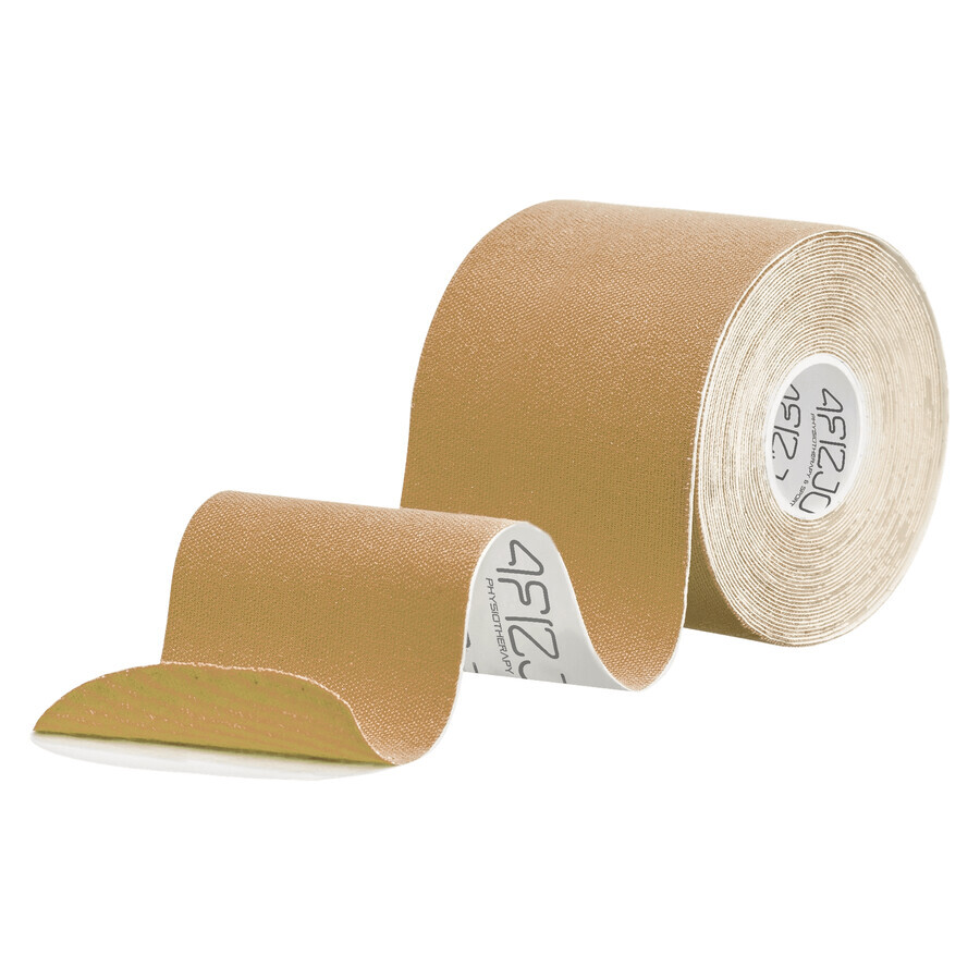 4Fizjo, kinesiotaping tape, beige, 7.5 cm x 5 m