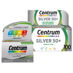 Centrum Silver 50+, 100 tabletten + Centrum Silver 50+, 30 tabletten gratis