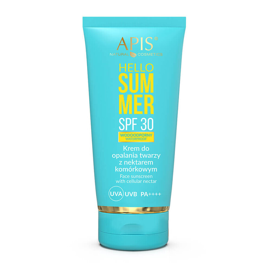 Apis Hello Summer Set Cocoa Butter Beach Emulsion SPF 30 200ml + Face Beach Cream SPF 30 50ml + Free Love Your Skin Bag