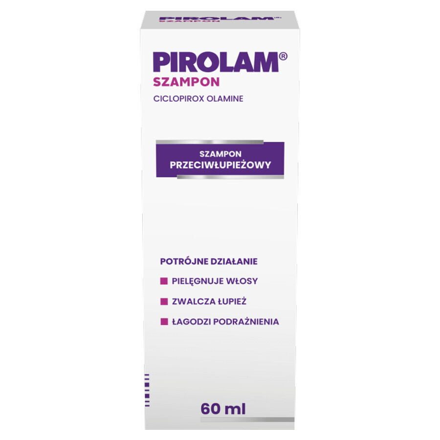 Pirolam, anti-dandruff shampoo, 60 ml