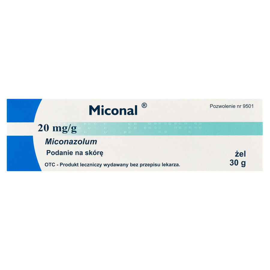 Miconal 20mg/ g, gel, 30 g