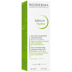 Bioderma Sebium Hydra, vochtinbrengende crème voor de vette en acnegevoelige huid, 40 ml