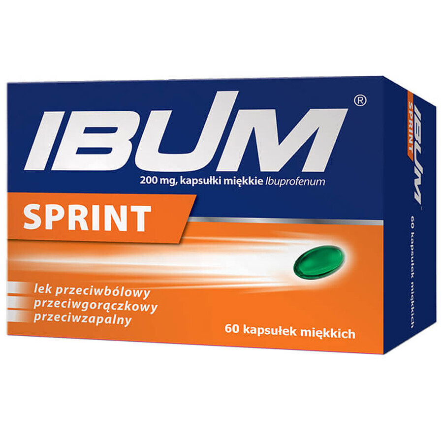 Ibum Sprint 200 mg, 60 capsules