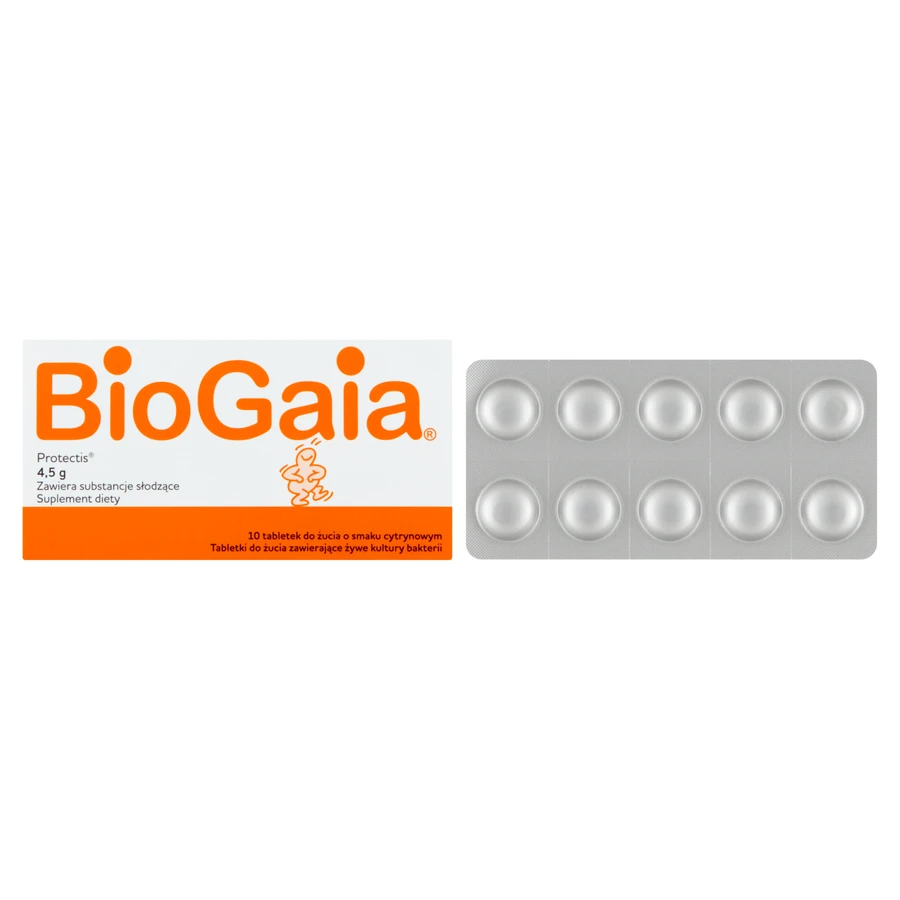 BioGaia Protectis, Zitronengeschmack, 10 Kautabletten