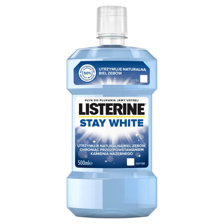 Listerine Stay White mouthwash, 500 ml