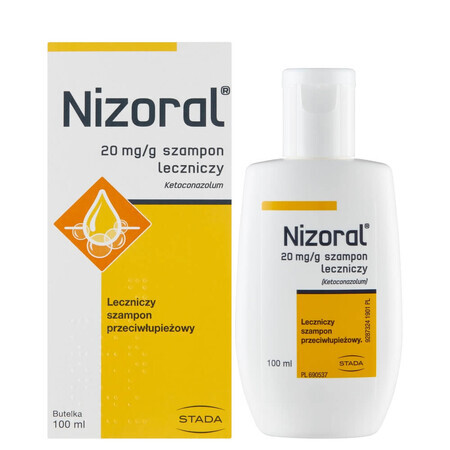 Nizoral 20 mg/g, shampooing antipelliculaire, 100 ml