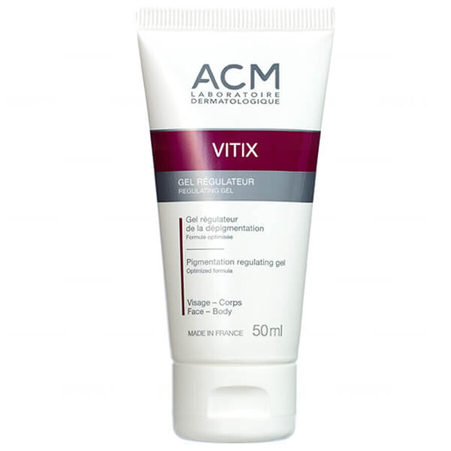 ACM Vitix, regulierendes Gel, Haut mit Depigmentierungsflecken, 50 ml