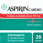 Aspirine Cardio 100 mg, 28 filmomhulde tabletten