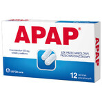 Apap 500 mg, 12 filmomhulde tabletten