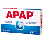 Apap 500 mg, 24 filmomhulde tabletten