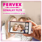 Fervex Junior 280 mg + 100 mg + 10 mg, granulaat voor orale oplossing, 8 sachets