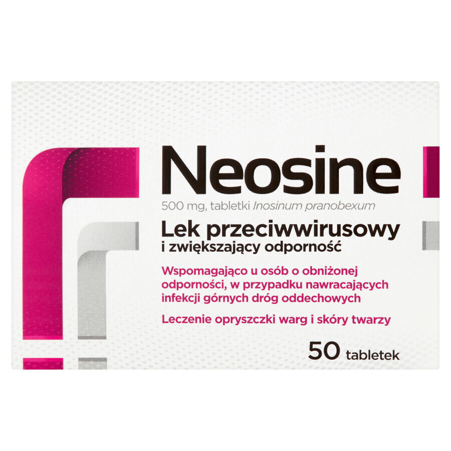 Neosine 500 mg, 50 tablets