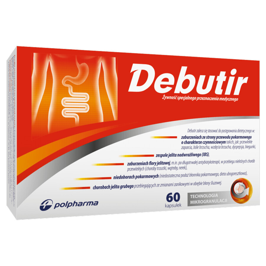 Debutir, 60 capsules