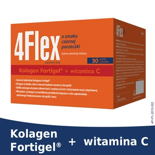 4Flex, zwarte bessensmaak, 30 zakjes
